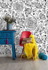 Floral Botanical  Wallpaper